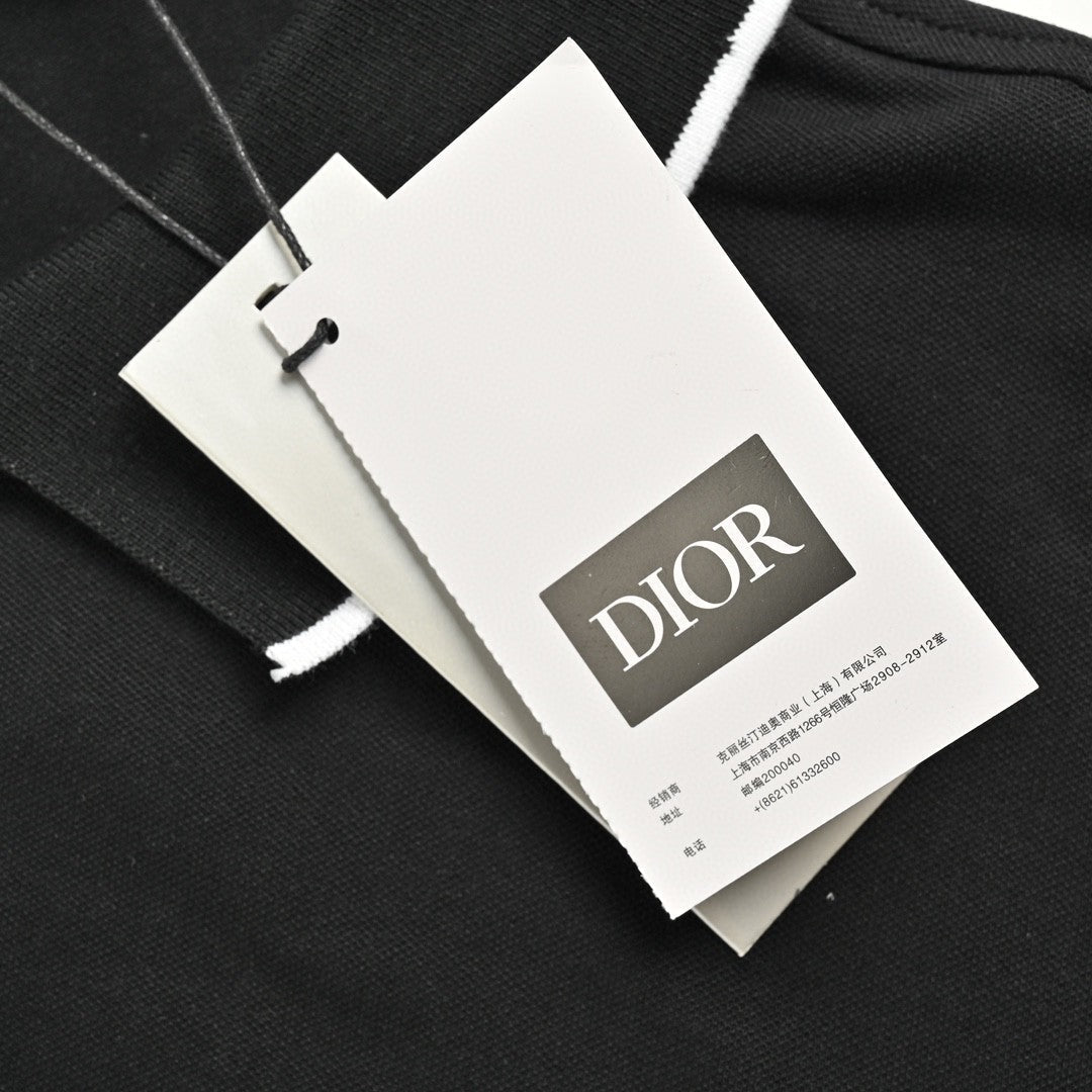 Dior Black Polo Shirt - netstar