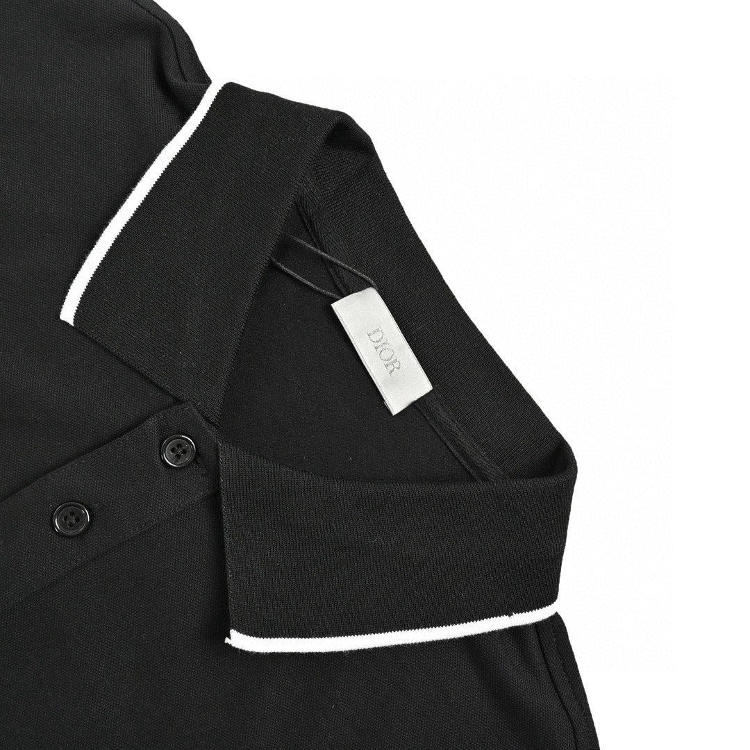 Dior Black Polo Shirt - netstar