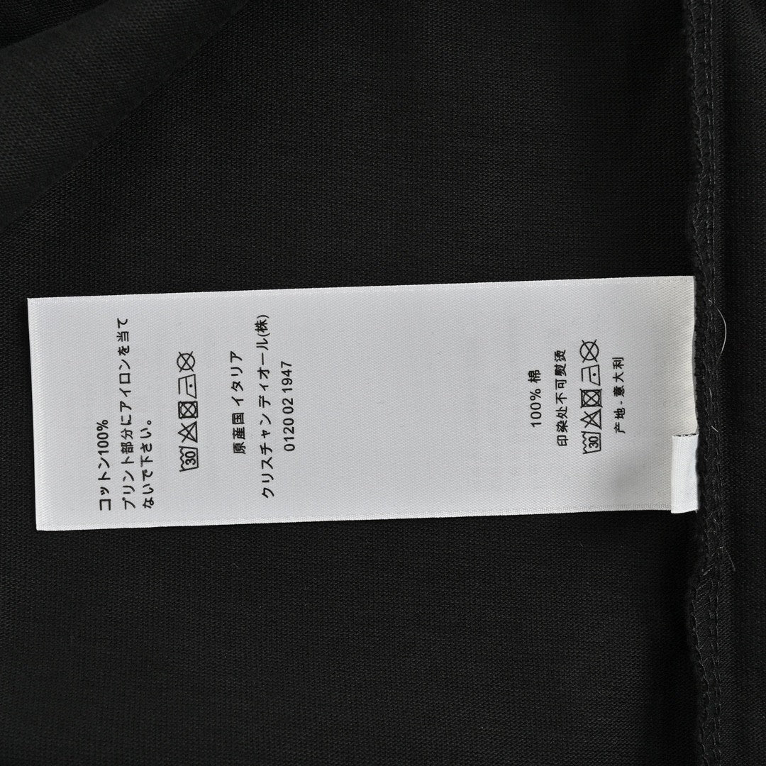 Dior Black T-Shirt with Bold Logo - netstar