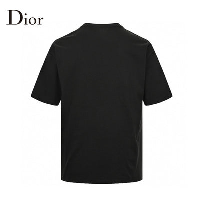 Dior Black T-Shirt with Bold Logo - netstar