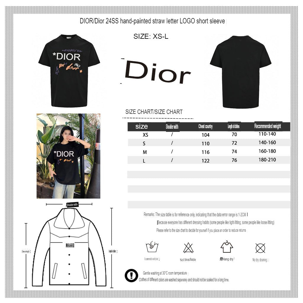Dior Christian Dior Graphic Black T-Shirt - netstar