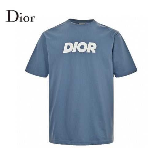 Dior Classic Logo T-Shirt (Blue) - netstar
