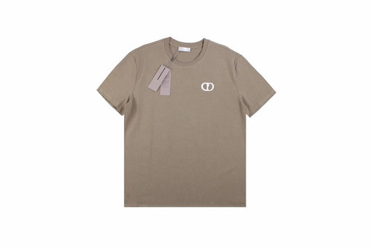 Dior Double D Logo T-Shirt (Khaki) - netstar