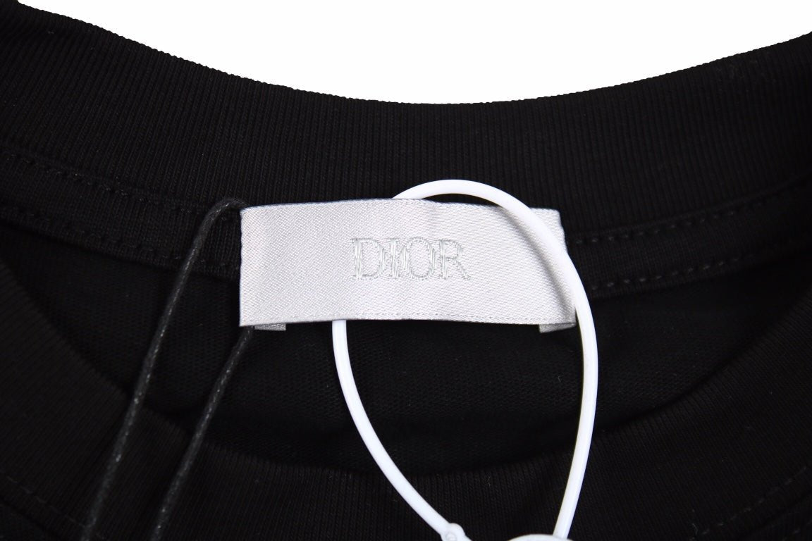 Dior Embroidered Lizard T-Shirt - Black - netstar