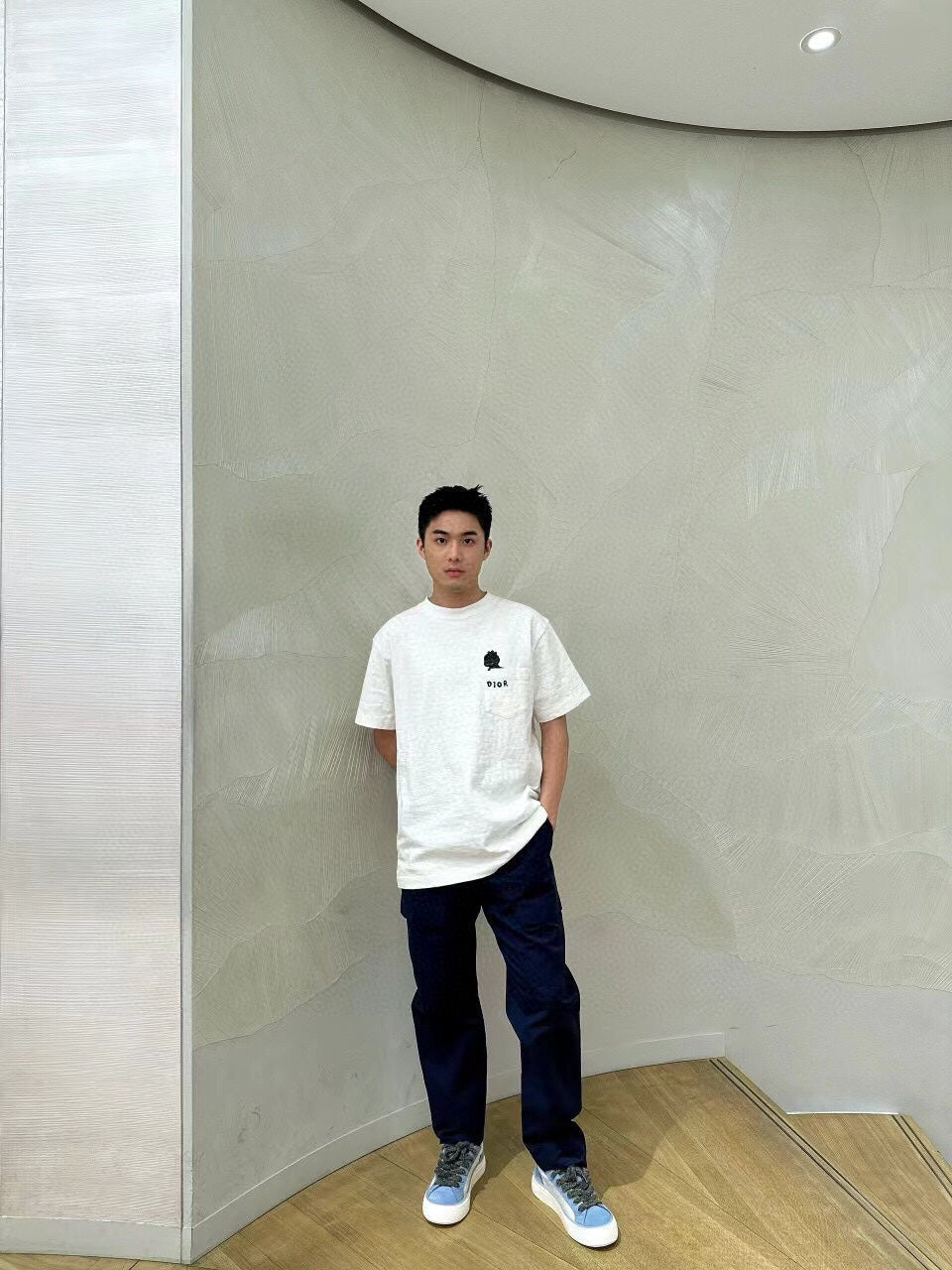 Dior Embroidered Lizard T-Shirt - White - netstar