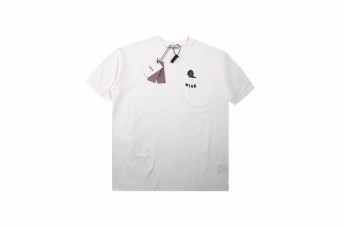 Dior Embroidered Lizard T-Shirt - White - netstar