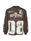 Cotton Print Long Sleeve T-Shirt
