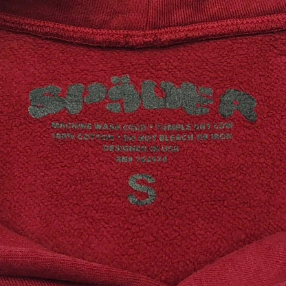 SP5DER LOGO HOODIE MAROON - netstar®