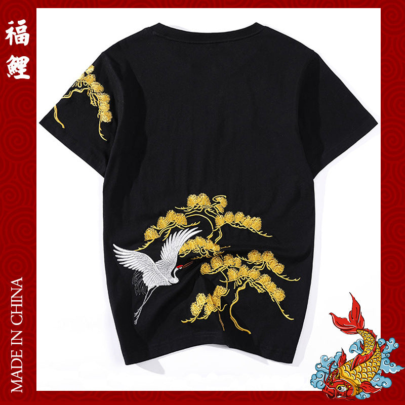 Stitched Cotton T-Shirts