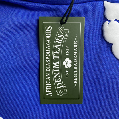 DENIM TEARS COTTON WREATH HOODIE DEEP BLUE - netstar®