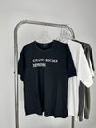 Casual short-sleeved T-shirt, printed cotton