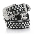 Skull Rhinestone Belt