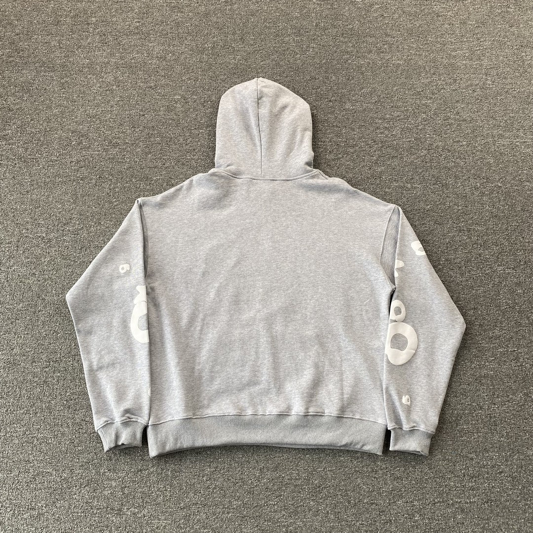 SP5DER BELUGA HOODIE HEATHER GREY - netstar®