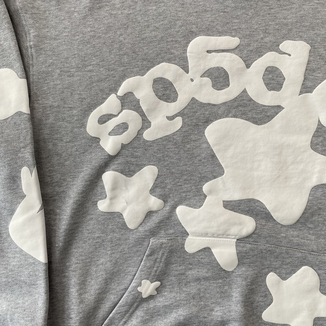SP5DER BELUGA HOODIE HEATHER GREY - netstar®