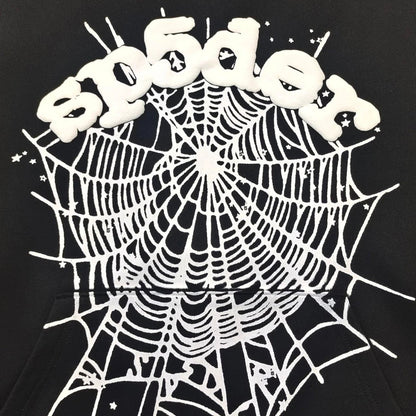 SP5DER OG WEB HOODIE BLACK - netstar®