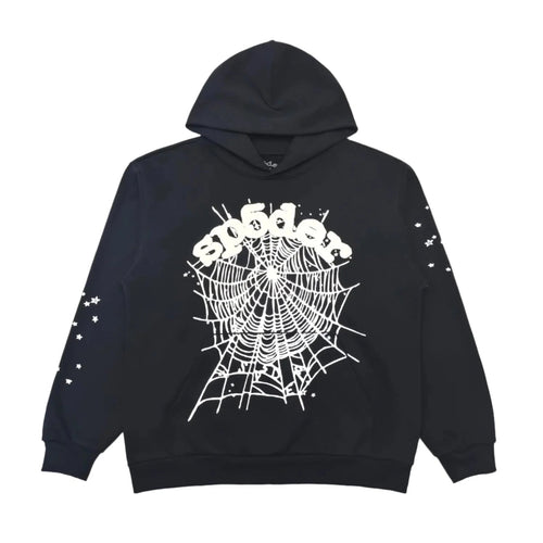 SP5DER OG WEB HOODIE BLACK - netstar®