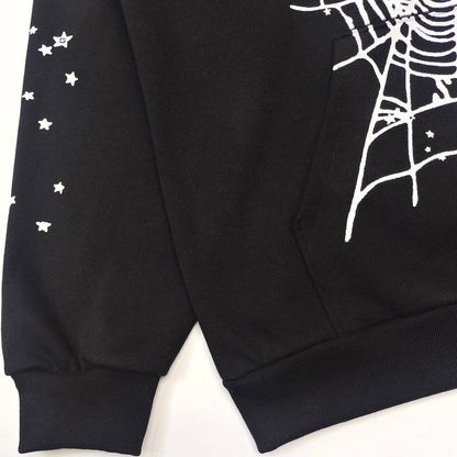 SP5DER OG WEB HOODIE BLACK - netstar®